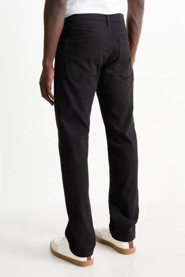 Pánské - Straight jeans - LYCRA® - černá