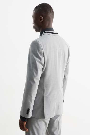Men - Mix-and-match tailored jacket - slim fit - Flex - LYCRA® - gray