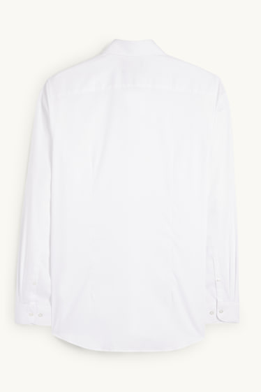 Home - Camisa formal - slim fit - Kent - fàcil de planxar - blanc