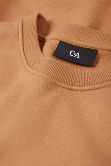 Heren - Sweatshirt - bruin