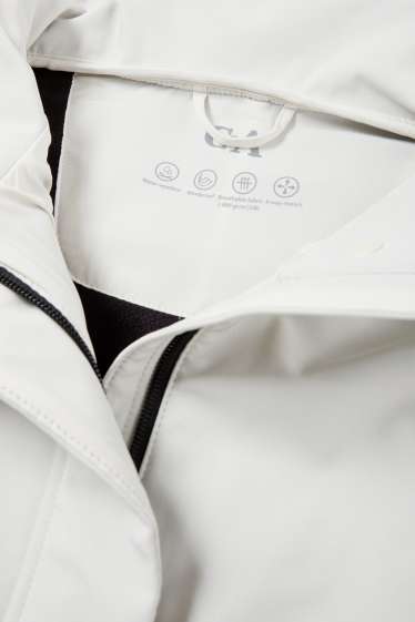 Femei - Geacă softshell cu glugă - rezistentă la apă - 4 Way Stretch - bej deschis