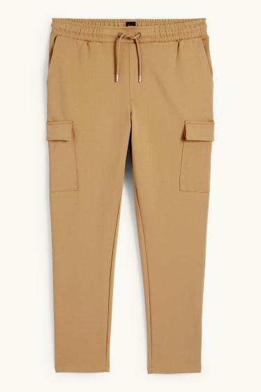 Hommes - Pantalon de jogging cargo - Flex - kaki
