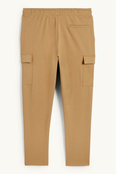 Hommes - Pantalon de jogging cargo - Flex - kaki