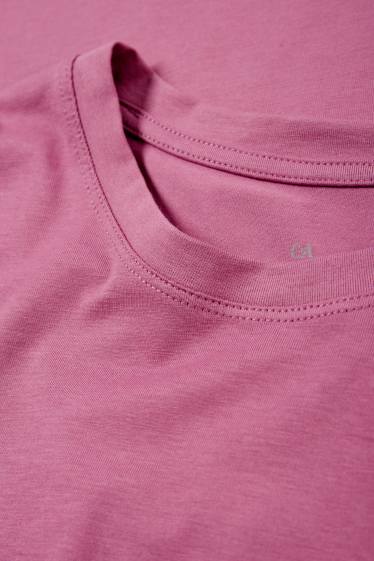 Donna - Maglia a maniche lunghe basic - viola