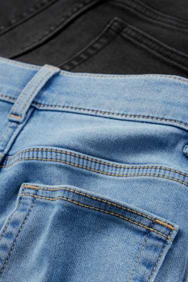 Nen - Paquet de 2 - skinny jeans - cinturilla extraestreta - texà blau