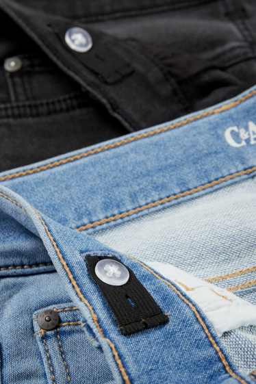 Nen - Paquet de 2 - skinny jeans - cinturilla extraestreta - texà blau