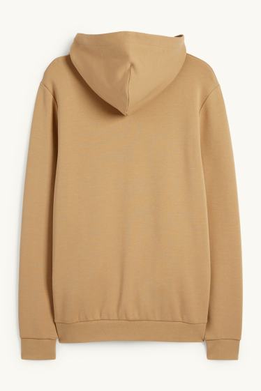 Herren - Hoodie - hellbraun