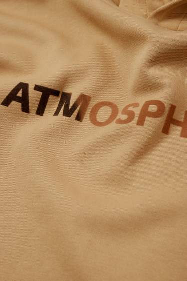 Herren - Hoodie - hellbraun