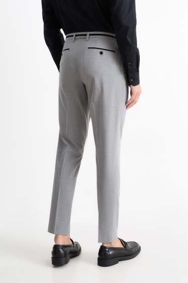 Men - Mix-and-match trousers - slim fit - Flex - LYCRA® - gray
