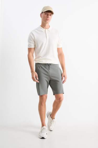 Home - Pantalons curts de xandall - verd