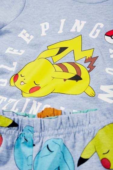 Kinderen: jongens - Pokémon - pyjama - 2-delig - lichtblauw
