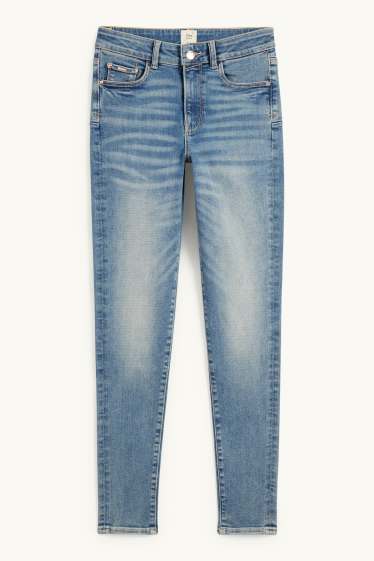 Femmes - Skinny jean - mid waist - shaping jean - Flex - LYCRA® - jean bleu