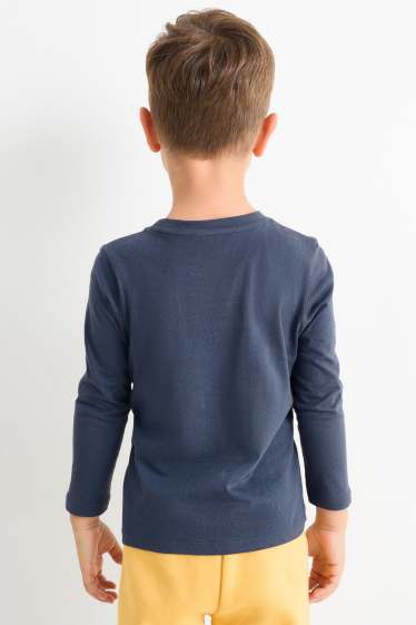 Copii - Băieți - Multipack 3 buc. - Pokémon - tricou cu mânecă lungă - albastru închis