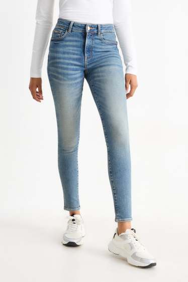 Femmes - Skinny jean - mid waist - shaping jean - Flex - LYCRA® - jean bleu