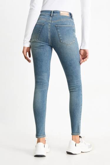 Femmes - Skinny jean - mid waist - shaping jean - Flex - LYCRA® - jean bleu