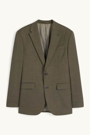 Herren - Baukasten-Sakko - Regular Fit - Flex - dunkelgrün