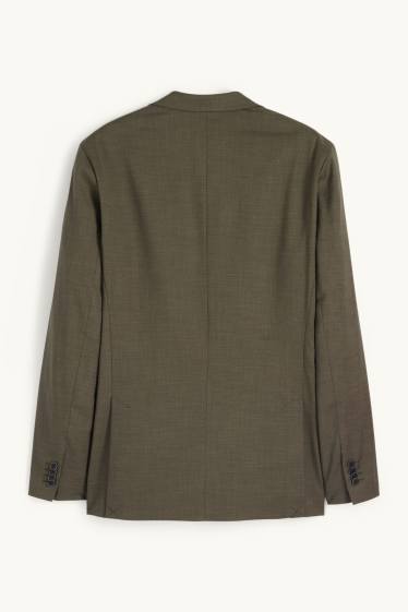 Herren - Baukasten-Sakko - Regular Fit - Flex - dunkelgrün