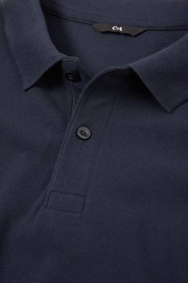Heren - Poloshirt - donkerblauw
