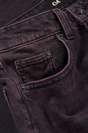 Damen - Mom Jeans - High Waist - LYCRA® - schwarz