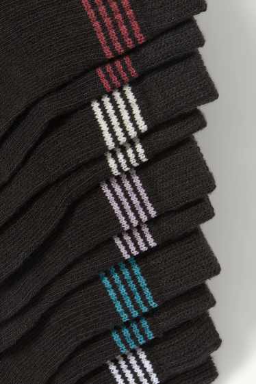 Bărbați - Multipack 5 perechi - șosete scurte - negru