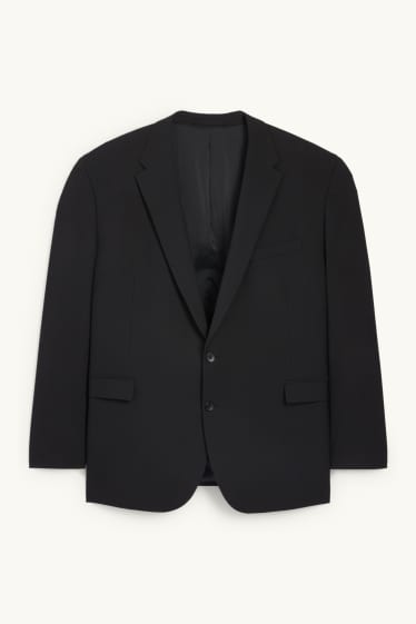 Hommes - Veste de costume - regular fit - Flex - 4 Way Stretch - noir