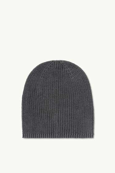 Hommes - Bonnet en maille - gris foncé