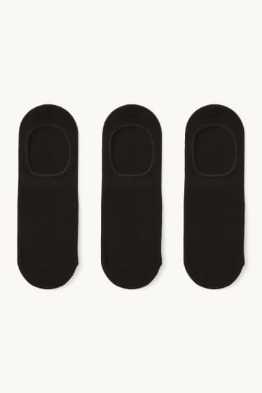 Hommes - Lot de 3 paires - chaussinettes - gris / vert