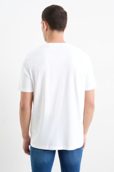 Men - Multipack of 3 - T-shirt - regular fit - white