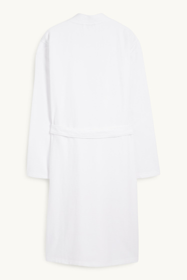 Heren - Badstof badjas - wit