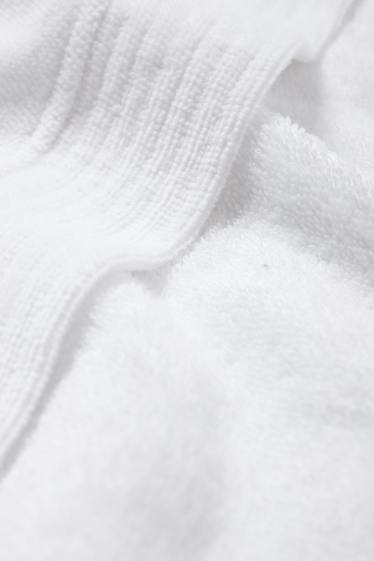 Heren - Badstof badjas - wit