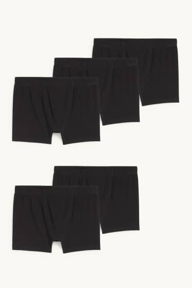 Hommes - Lot de 5 - boxers - noir
