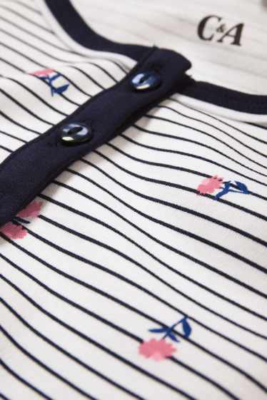 Damen - Pyjama - weiß