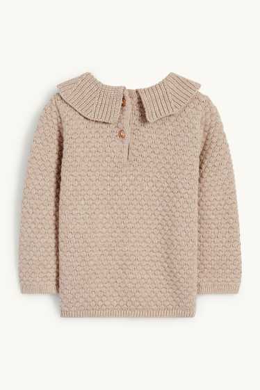 Baby Mädchen - Baby-Pullover - beige