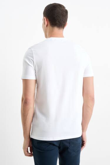 Herren - T-Shirt - Regular Fit - weiss