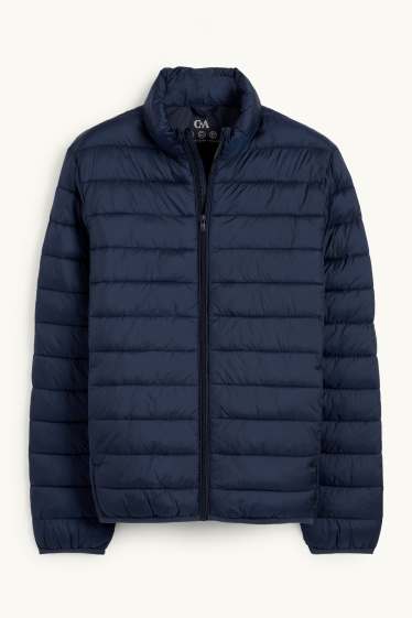 Men - Quilted jacket - dark blue