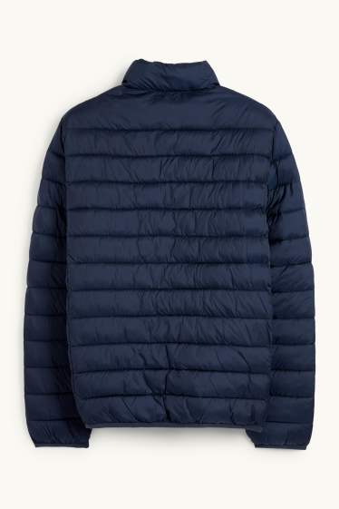 Men - Quilted jacket - dark blue