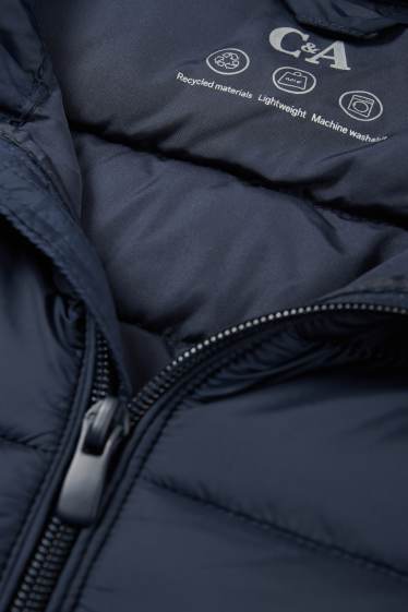 Men - Quilted jacket - dark blue