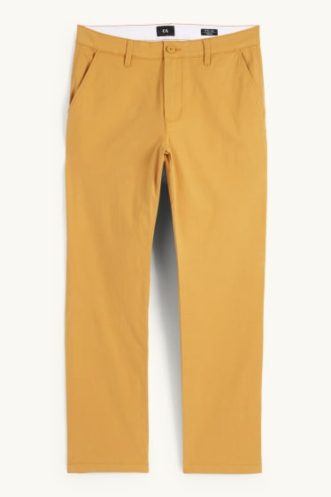 Home - Pantalons xinos - regular fit - groc mostassa