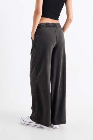 Dames - Joggingbroek - donkergrijs