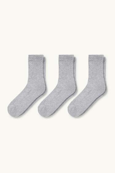 Women - Multipack of 3 - tennis socks - gray