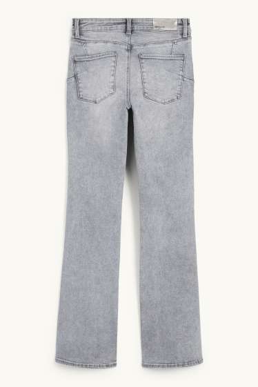 Dona - Bootcut jeans - mid waist - shaping jeans - LYCRA® - texà gris clar