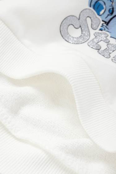 Enfants filles - Lilo & Stitch - ensemble - sweat et leggings - 2 pièces - blanc crème