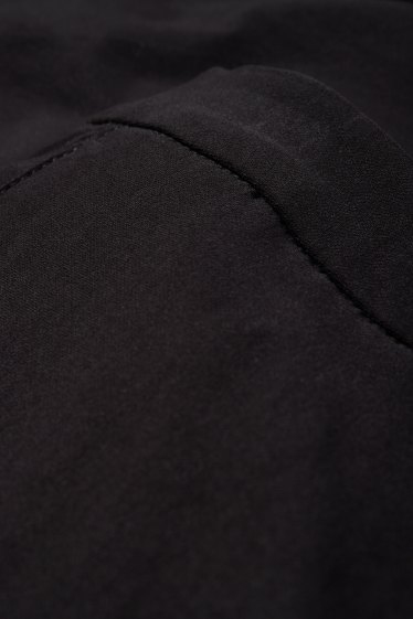 Donna - Pantaloni - vita media - slim fit - nero
