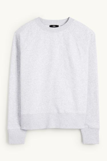 Donna - Felpa basic - grigio chiaro