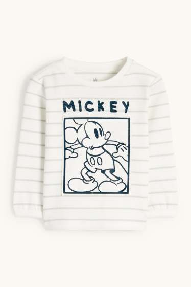 Baby: jongens - Mickey Mouse - baby-outfit - 3-delig - wit
