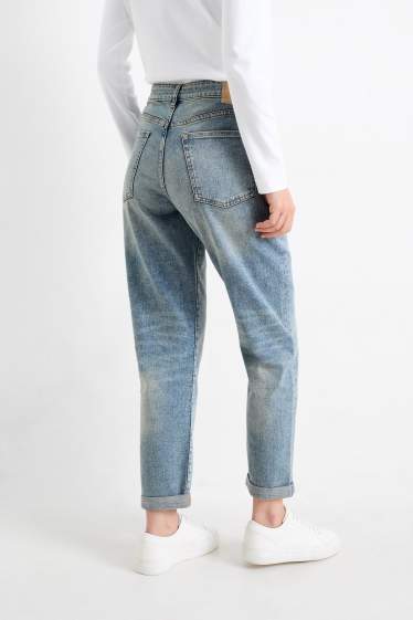 Dona - Boyfriend Jeans - mid waist - texà blau clar
