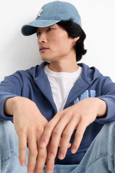 Hommes - Casquette en jean - jean bleu clair