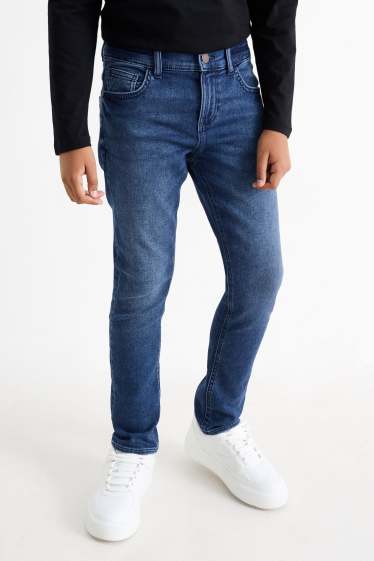 Copii - Băieți - Multipack 2 perechi - slim jeans - betelie extra-lată - gri