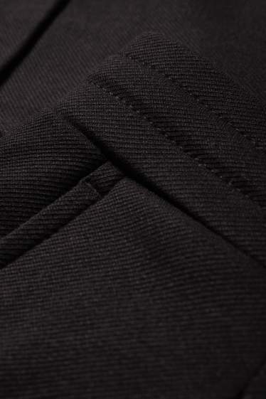 Donna - Pantaloni di jersey - vita media - tapered fit - nero