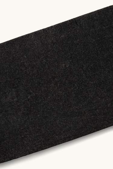 Dames - Set van 7 paar - pantysokjes - 30 DEN - zwart